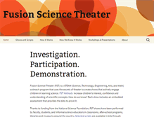 Tablet Screenshot of fusionsciencelearning.org